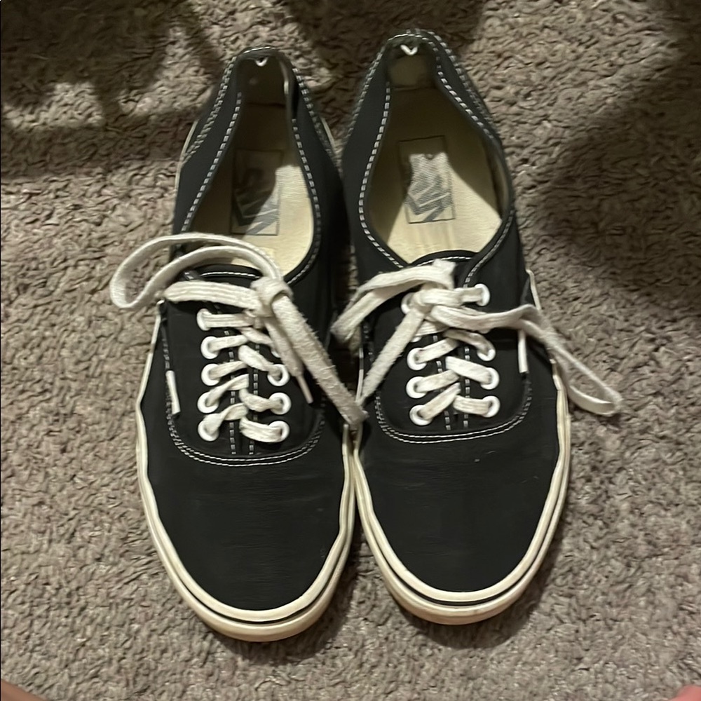Vans Black and White Sneakers
